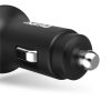 HAMA szivargyújtó töltő adapter Type-C bemenettel + Type-C - Type-C kábel - 25W - HAMA Car Charger Kit with USB-C - fekete