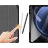 Samsung X510/X516B Galaxy Tab S9 FE 10.9 tablet tok (Smart Case) on/off         funkcióval, Pencil tartóval - Dux Ducis Domo Series - fekete