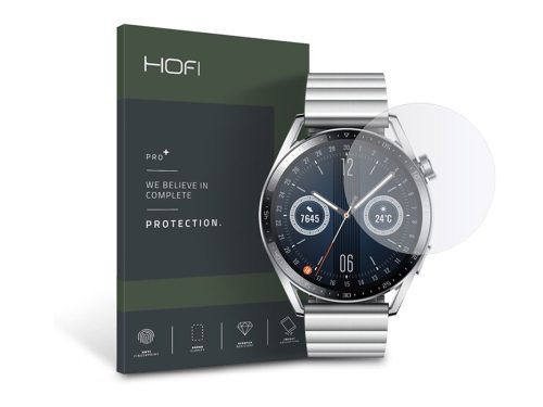 HOFI Glass Pro+ üveg képernyővédő fólia - Huawei Watch GT 3 (46 mm) - átlátszó