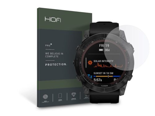 HOFI Glass Pro+ üveg képernyővédő fólia - Garmin Fenix 7X - átlátszó