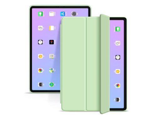 Apple iPad Air 4 / 5 (2020/2022) 10.9 / iPad Air 6 (2024) 11.0 tablet tok (SmartCase) on/off funkcióval - Tech-Protect - kaktusz zöld (ECO csomagolás)