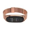 Xiaomi Mi Smart Band 7 aktivitásmérőhöz fém szíj rozsdamentes acélból - Milanese- rose gold