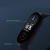 Xiaomi Mi Smart Band 7 védőtok beépített edzett üveggel - DEFENSE 360 - fekete  (ECO csomagolás)