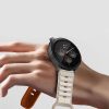 Samsung Galaxy Watch 4 / 5 / 5 Pro / 6 / 7 / FE szilikon 20 mm-es sport szíj -  Tech-Protect IconBand Line Watch Band - 40/42/43/44/45/46/47 mm - sötétkék