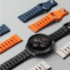 Samsung Galaxy Watch 4 / 5 / 5 Pro / 6 / 7 / FE szilikon 20 mm-es sport szíj -  Tech-Protect IconBand Line Watch Band - 40/42/43/44/45/46/47 mm - sötétkék