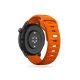 Samsung Galaxy Watch 4 / 5 / 5 Pro / 6 / 7 / FE szilikon 20 mm-es sport szíj -  Tech-Protect IconBand Line Watch Band - 40/42/43/44/45/46/47 mm - narancs