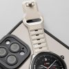 Samsung Galaxy Watch 4 / 5 / 5 Pro / 6 / 7 / FE szilikon 20 mm-es sport szíj -  Tech-Protect IconBand Line Watch Band - 40/42/43/44/45/46/47 mm - narancs