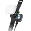 HOCO mágneses vezeték nélküli töltő Apple iWatch órához - HOCO CW55 Magnetic    Wireless Charger - fekete