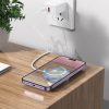 HOCO Qi MagSafe vezeték nélküli töltő állomás - 15W - HOCO CW53 Magnetic        Wireless Fast Charger - ezüst