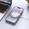 HOCO Qi MagSafe vezeték nélküli töltő állomás - 15W - HOCO CW53 Magnetic        Wireless Fast Charger - ezüst