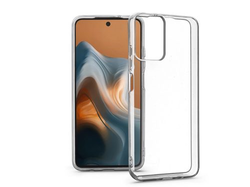 Haffner Clear Case szilikon tok - Motorola Moto G34 - átlátszó