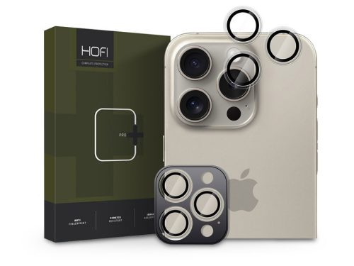 HOFI Camring Pro+ hátsó kameralencse védőüveg - Apple iPhone 16 Pro/16 Pro Max - átlátszó