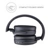 Boompods Wireless Bluetooth sztereó fejhallgató beépített mikrofonnal - Boompods Headpods ANC Wireless Headphones - fekete