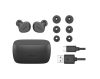 Jabra TWS Bluetooth sztereó headset v5.2 + töltőtok - Jabra Elite 2 True        Wireless Earphones with Charging Case - sötét szürke