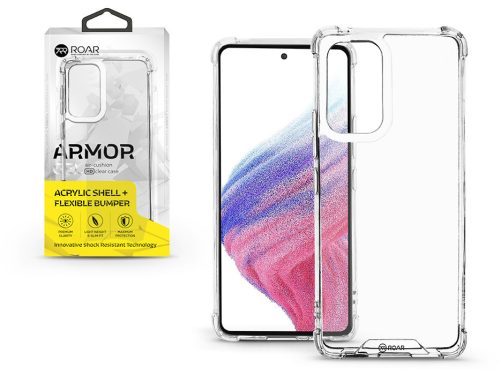 Samsung A536U Galaxy A53 5G szilikon hátlap - Roar Armor Gel - átlátszó