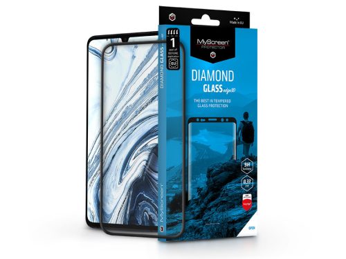 Xiaomi Mi Note 10/Mi Note 10 Pro/Note 10 Lite edzett üveg képernyővédő fólia    ívelt kijelzőhöz - MyScreen Protector Diamond Glass Edge3D - fekete