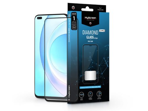 Honor 50 Lite/Huawei Nova 8i edzett üveg képernyővédő fólia - MyScreen ProtectorDiamond Glass Lite Edge2.5D Full Glue - fekete