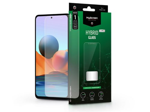 Xiaomi Redmi Note 10 Pro/10 Pro Max rugalmas üveg képernyővédő fólia - MyScreen Protector Hybrid Glass Lite - átlátszó