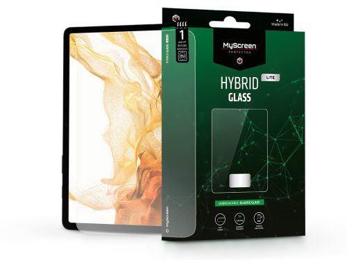 Samsung X700/X706 Galaxy Tab S8 11.0 rugalmas üveg képernyővédő fólia -         MyScreenProtector Hybrid Glass Lite - átlátszó