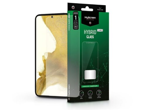 Samsung S901B Galaxy S22 5G/Galaxy S23 rugalmas üveg képernyővédő fólia -       MyScreen Protector Hybrid Glass Lite - átlátszó