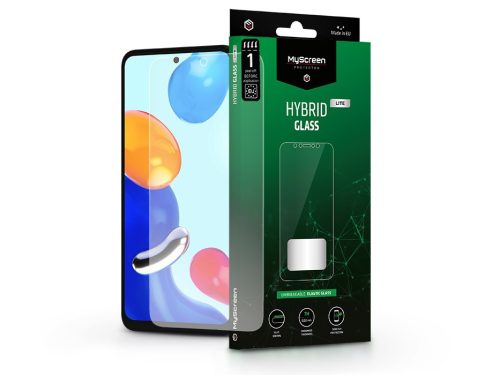 Xiaomi Redmi Note 11/Note 11S rugalmas üveg képernyővédő fólia - MyScreen       Protector Hybrid Glass Lite - átlátszó