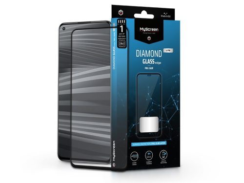 Realme GT 2 Pro edzett üveg képernyővédő fólia - MyScreen Protector Diamond     Glass Lite Edge2.5D Full Glue - fekete