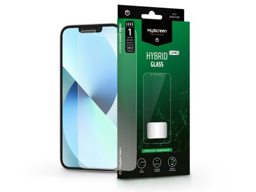 Apple iPhone 13/13 Pro/14/14 Pro rugalmas üveg képernyővédő fólia - MyScreen    Protector Hybrid Glass Lite - átlátszó