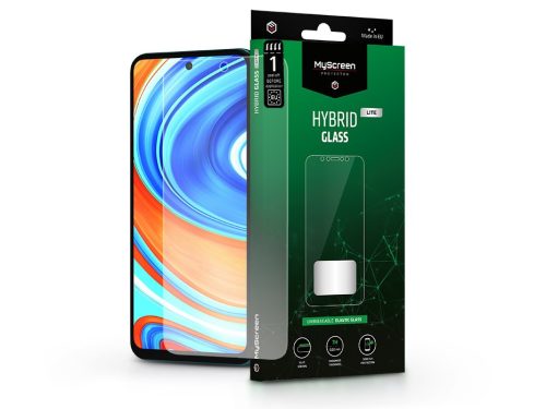 Xiaomi Redmi Note 9 Pro/Note 9S/Mi 10T Lite rugalmas üveg képernyővédő fólia -  MyScreen Protector Hybrid Glass Lite - átlátszó