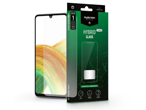 Samsung A336B Galaxy A33 5G rugalmas üveg képernyővédő fólia - MyScreen         Protector Hybrid Glass Lite - átlátszó