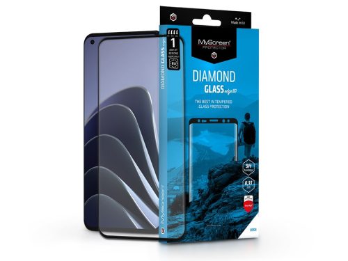 OnePlus 10 Pro edzett üveg képernyővédő fólia ívelt kijelzőhöz - MyScreen       Protector Diamond Glass Edge3D - fekete