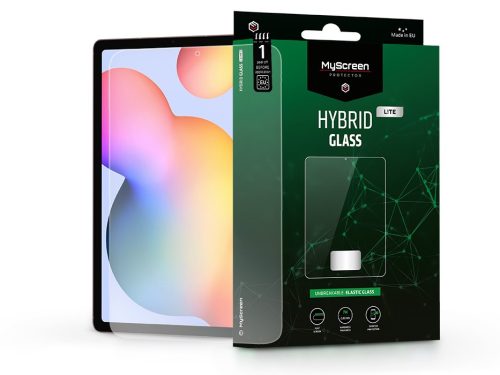 Samsung Galaxy Tab S6 Lite 10.4 rugalmas üveg képernyővédő fólia - MyScreen Protector Hybrid Glass Lite - átlátszó