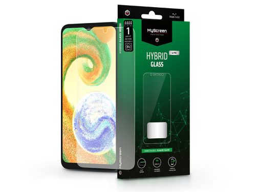 Samsung A047F Galaxy A04s rugalmas üveg képernyővédő fólia - MyScreen Protector Hybrid Glass Lite - átlátszó