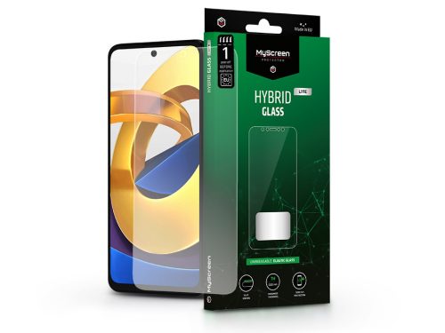 Xiaomi Poco M4 Pro 5G rugalmas üveg képernyővédő fólia - MyScreen Protector     Hybrid Glass Lite - átlátszó