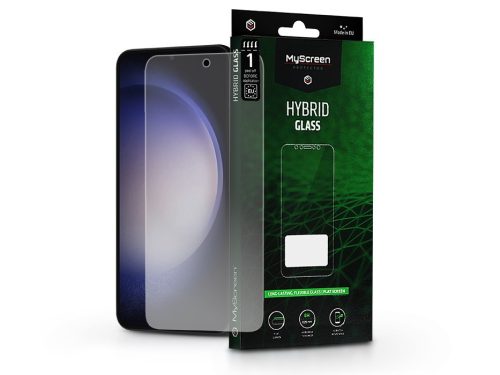 Samsung S906 Galaxy S22+ 5G/Galaxy S23+ rugalmas üveg képernyővédő fólia -      MyScreen Protector Hybrid Glass Green - átlátszó