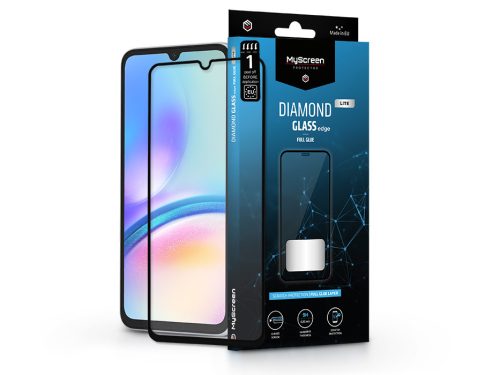 Samsung SM-A055F Galaxy A05/Galaxy A05s edzett üveg képernyővédő fólia -        MyScreen Protector Diamond Glass Lite Edge2.5D Full Glue - fekete