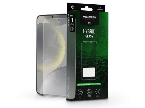 Samsung SM-S921 Galaxy S24 rugalmas üveg képernyővédő fólia - MyScreen ProtectorHybrid Glass Green - átlátszó