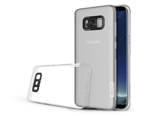 Samsung G955F Galaxy S8 Plus szilikon hátlap - Soft Slim 0,5 mm - átlátszó