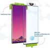 Samsung SM-S918 Galaxy S23 Ultra rugalmas üveg képernyővédő fólia - Bestsuit    Flexglass 3D Full Cover Biomaster - fekete