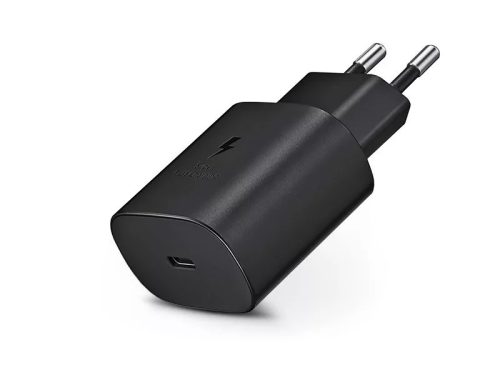 Samsung gyári USB hálózati töltő adapter Type-C bemenettel - 25W - EP-TA800EBE  PD.3.0 Super Fast Charging - fekete (ECO csomagolás)