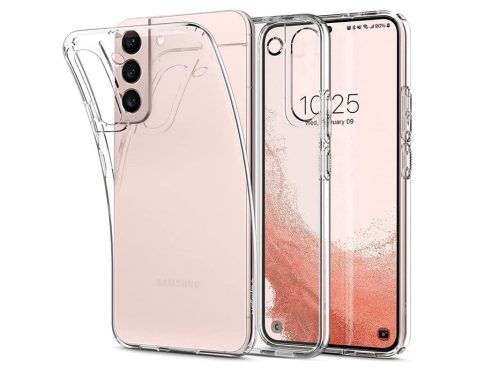 Samsung S906B Galaxy S22+ 5G ütésálló hátlap - Spigen Liquid Crystal - átlátszó