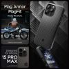 Apple iPhone 15 Pro Max ütésálló hátlap - Spigen Mag Armor MagSafe - fekete