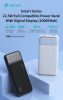 Devia Smart Series Digital Display PD 20W powerbank - 10.000 mAh - fekete