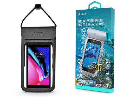 Devia univerzális vízálló védőtok max. 3.8-5.8'' méretű készülékekhez - Devia   Strong Waterproof Bag For Smartphone - fekete