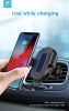 Devia szellőzőrácsba illeszthető vezeték nélküli autós töltő/tartó - 5V/2A -    Devia Sensor Car Air Vent Wireless Charger Phone Holder - 10W - Qi szabványos - fekete