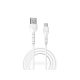 Devia USB - USB Type-C adat- és töltőkábel 1 m-es vezetékkel - Devia Kintone    Cable V2 Series for Type-C - 5V/2.1A - fehér - ECO csomagolás