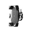 Devia kerékpárra / motorkerékpárra szerelhető telefontartó 4,7-7'' méretű készülékekhez - Devia Voyager Series Motorcycle Bicycle Phone Holder - fekete