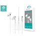 Devia sztereó felvevős fülhallgató USB Type-C csatlakozóval - Devia Smart SeriesIn-Ear Wired Earphone with Type-C (Digital) - fehér