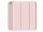 Apple iPad 10.9 (2022) tablet tok (Smart Case) on/off funkcióval, Apple Pencil  tartóval - Devia Rosy Series Leather Case With Pencil Slot - pink