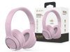 Devia Wireless Bluetooth sztereó fejhallgató beépített mikrofonnal - Devia      Kintone Series Wireless Headphones V2 - rózsaszín