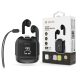 Devia TWS Bluetooth sztereó headset v5.3 + töltőtok - Devia TWS-M6 Wireless     Earphone with Charging Case - fekete